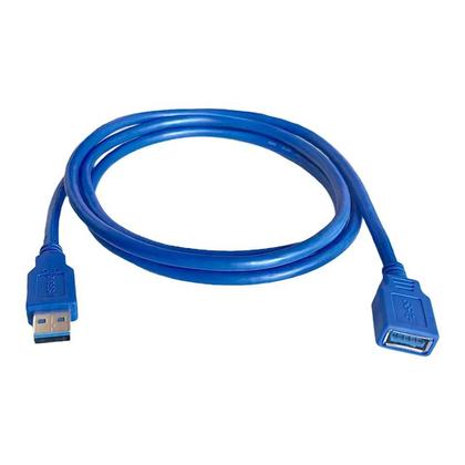 Imagem de Cabo Extensor USB A Macho x A Fêmea 3 metros azul