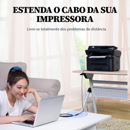 Imagem de Cabo Extensor Usb Macho x Femea 3.0 5gbps Controle Ps4 5m
