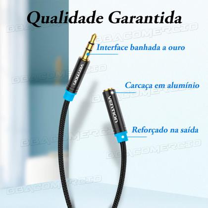 Imagem de Cabo Extensor Vention P2 Macho X P2 Fêmea 0,5m 50cm C/ Nfe