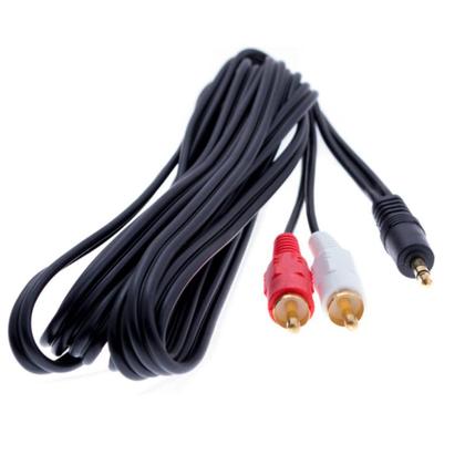 Imagem de Cabo Fio Adaptador P2 Macho para 2x RCA Macho 1.5 m metros