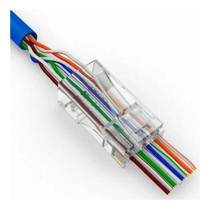 Imagem de Cabo Fio De Internet Metros Com Conector Nas Duas Pontas