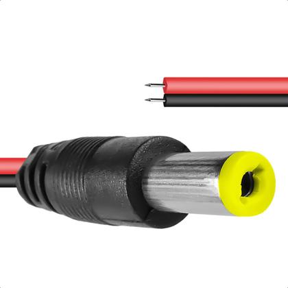 Imagem de Cabo Fio Rabicho P4 Macho Positivo E Negativo Para Fontes