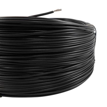 Imagem de Cabo Flex. Auto Estanhado 0.50mm Preto Rolo 100m - Cód.6754