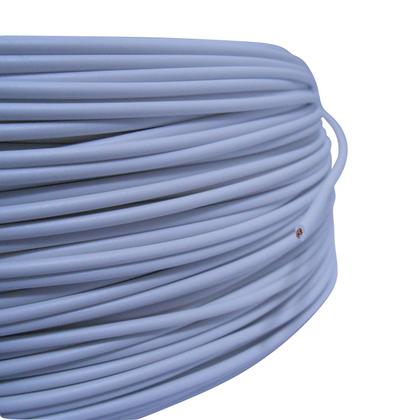 Imagem de Cabo Flex. Automotivo 0.50mm Branco Rolo 100m- Cód.6558