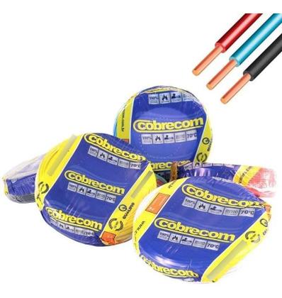 Imagem de Cabo Flexível 2,5mm Até 750V 100mts Cores Cobrecom Inmetro Antichamas
