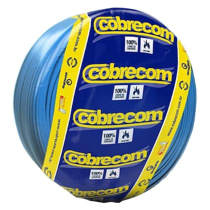 Imagem de Cabo Flexível Cobrecom 10mmx100m Rolo 750V Azul