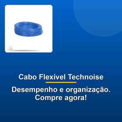 Imagem de Cabo Flexível Remoto Technoise Azul 0.75mm Rolo 100m