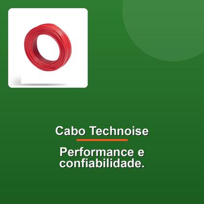 Imagem de Cabo Flexível Remoto Technoise Vermelho 1.50mm Rolo 100m