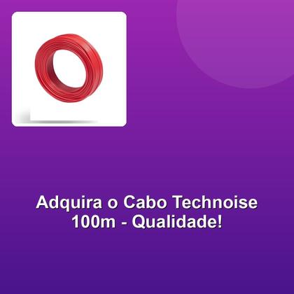 Imagem de Cabo Flexível Remoto Technoise Vermelho 1.50mm Rolo 100m