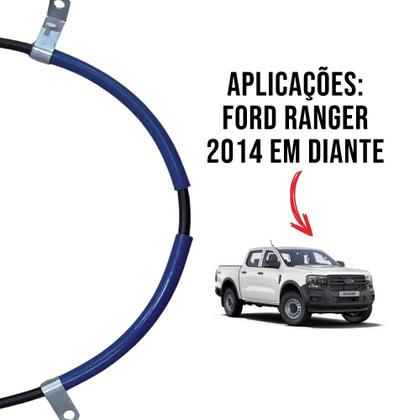 Imagem de Cabo Freio Traseiro Direito Ranger 2014 2015 2016 2017 à 24