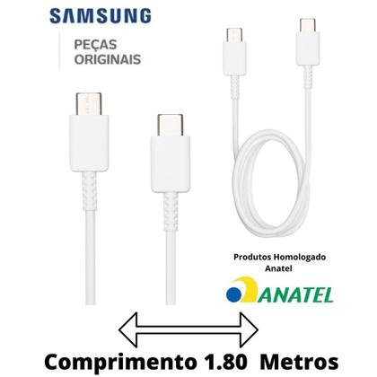 Imagem de Cabo grande original Samsung Usb C para C 1.8M
