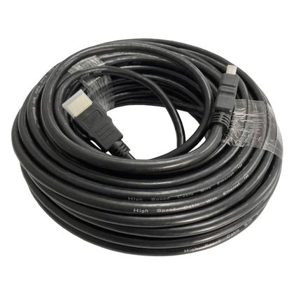 Imagem de Cabo H.D.M.I 20 metros Emborrachado Blindado v1.4 HDTV Full HD 1080 NT3008 Preto