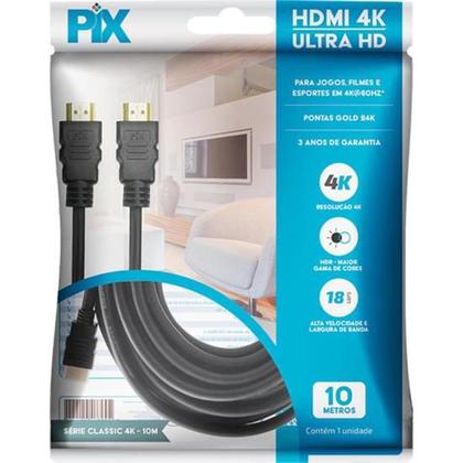 Imagem de Cabo HDMI 2.0 4k 10m Pix