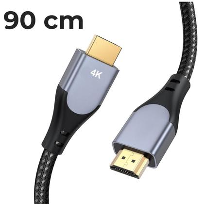 Imagem de Cabo HDMI 2.0 4K@60Hz 18Gbps HDR ARC HDCP Ethernet 90 Cm