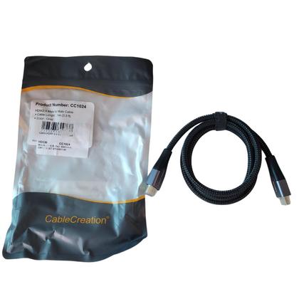 Imagem de Cabo HDMI 2.0 4K@60Hz 18Gbps HDR ARC HDCP Ethernet 90 Cm