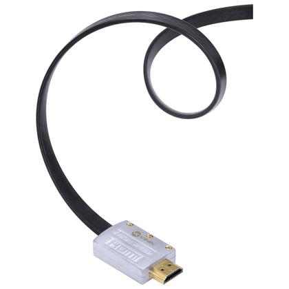 Imagem de Cabo HDMI 2.0 4K ULTRA HD 3D Conexao ETHERNET FLAT com Conector Desmontavel 10 Metros - H20FL-10