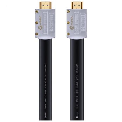 Imagem de Cabo hdmi 2.0 4k ultra hd 3d conexao ethernet flat com conector desmontavel 10 metros - h20fl-10