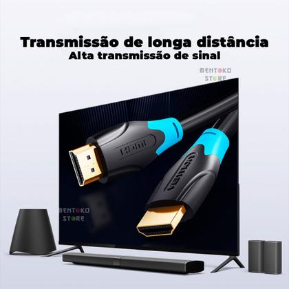 Imagem de Cabo HDMI 2.0 Premium Fullhd 4K PS4 Tv DVD Home 2m Vention