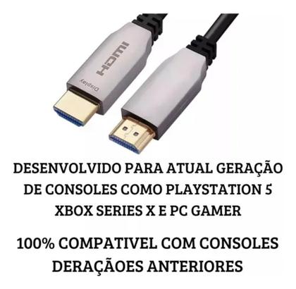 Imagem de Cabo Hdmi 2.1 Fibra Optica 8k - 100 Metros