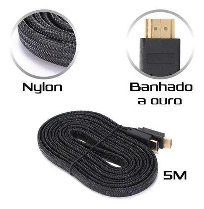 Imagem de Cabo Hdmi 2.1 Gold 8k Ultra Hd Hdr 19p Tv Game 1.5 Metros 4k