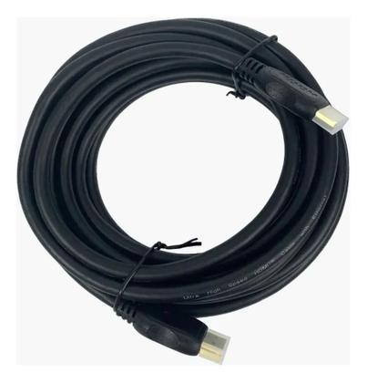 Imagem de Cabo hdmi 3 metros 2.1v 8k, hdr dinâmico, gold, od 6.3mm, 3m