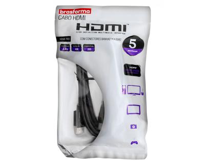Imagem de Cabo HDMI 4K 1.4 5m 1405 19 Pinos Brasforma