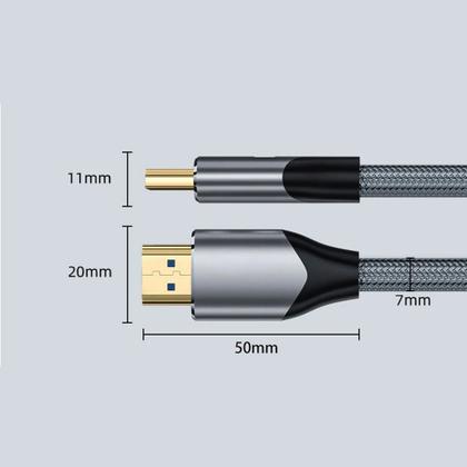 Imagem de Cabo Hdmi 8K 60hz Ultra HD 2.1 e 4K 120hz - 2 Metros