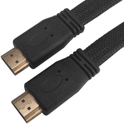 Imagem de Cabo Hdmi Alta Resolução Full HD 4K UHD 1080P Tv Computador Trançado 5 Metros Peining PEI-5M Preto
