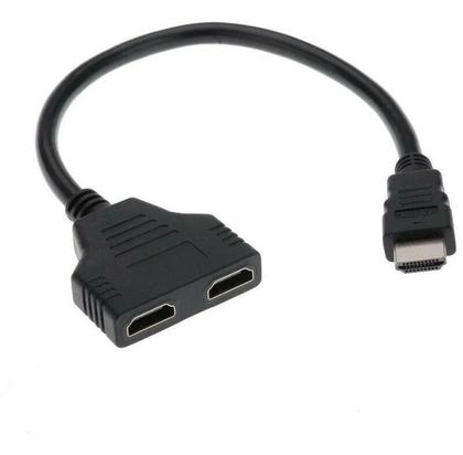 Imagem de Cabo HDMI Divisor 1 Entrada 2 Saídas Espelha Imagem em 2 Telas Full HD 1080p - rhos