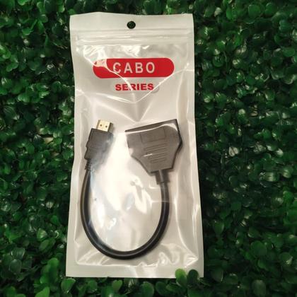 Imagem de Cabo Hdmi Divisor Splitter Duplicador Y 1 Macho Para 2 Fêmea Fimes