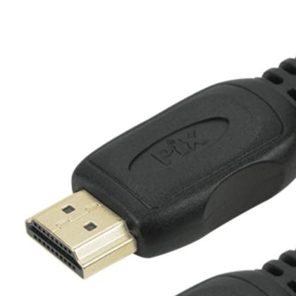 Imagem de Cabo Hdmi Flat Pix Gold 2.0 4k 19 Pinos 2 Metros