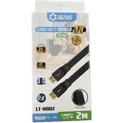 Imagem de Cabo Hdmi Full Hd Blindado 4k 3 Metros Gold 2.0 3d