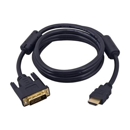 Imagem de Cabo HDMI Macho x DVI Macho 24+1 MD9 1,80M Preto- HDMI M X DVI 24+1