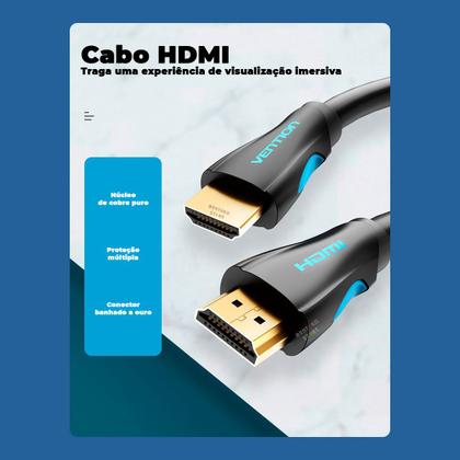 Imagem de Cabo HDMI Reforçado 2.0 Nintendo 4K PS4 Tv Led 1m Vention