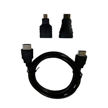 Imagem de Cabo Hdtv 3 Em 1 Mini E Micro Hdmi Para Tv Notebook Desktop