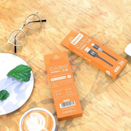 Imagem de Cabo Hrebos Micro USB V8 2 Metros