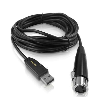 Imagem de Cabo Interface Audio USB pra microfones Mic 2 USB