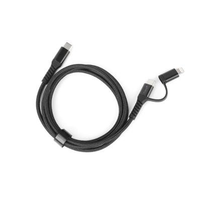 Imagem de Cabo iTrend USB-C para USB-C com Adaptador Lightning Preto iT-CBC2-1