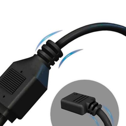 Imagem de Cabo jst sm 4p 2 saídas macho adaptador para rgb 12v 4 pinos