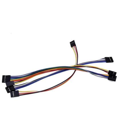 Imagem de Cabo Jumper De 2.54mm Pitch 10PCS Conector Duplo Feminino Dupont Para PCB Arduino 10cm 20cm 30cm
