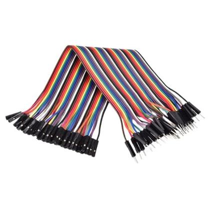 Imagem de Cabo Jumper Dupont Macho-Fêmea 40 peças 20cm p/ Arduino