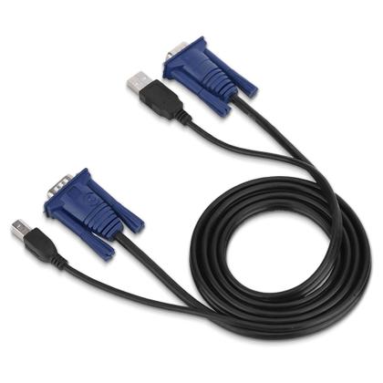 Imagem de Cabo KVM USB A/B + VGA Macho x Macho 1,5 Metro 28119377 Comtac