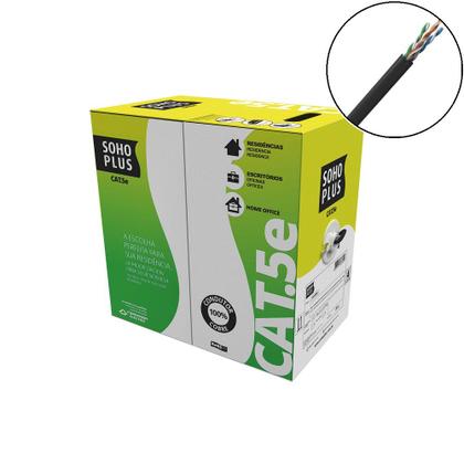 Imagem de Cabo Lan U/utp Cat.5e 24awg 4 Pares Cmx Uso Externo...