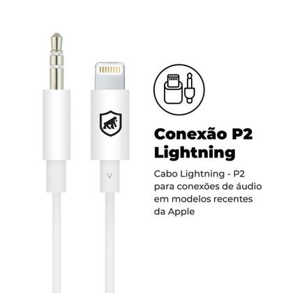 Imagem de Cabo Lightining para P2 -GShield