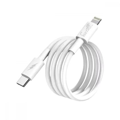 Imagem de Cabo Lightning Branco Pd 1M Turbo Flexível Garantia Rápido Compatível