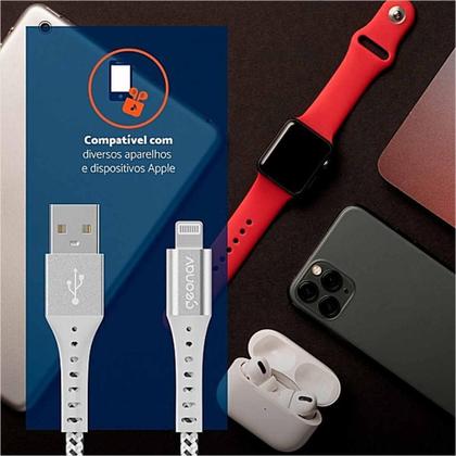 Imagem de Cabo Lightning Essential 2.0 C189 1,2 Metro Esliwt Geonav