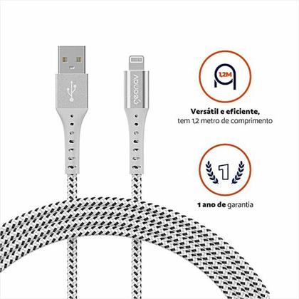 Imagem de Cabo Lightning Essential 2.0 C189 1,2 Metro Esliwt Geonav
