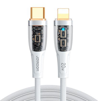 Imagem de Cabo Lightning Para Usb C 20W Carregador 1,2m Branco Joyroom