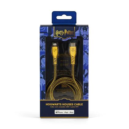Imagem de Cabo Lightning para USB-C Amarelo  Lufa-Lufa Harry Potter - iWill