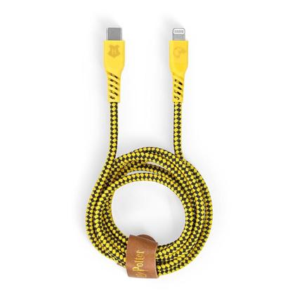 Imagem de Cabo Lightning para USB-C Amarelo  Lufa-Lufa Harry Potter - iWill